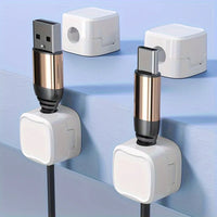 Magnetic Self-Adhesive Cable Management Clips for Efficient USB and Wire Organization