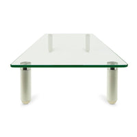 Ergonomic Glass Monitor and Laptop Desk Riser Adapter