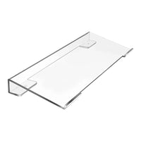 Ergonomic Acrylic Keyboard Riser with Tilt for Enhanced Typing Comfort at Home or Office