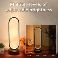 Dimmable Three-Color LED Night Lamp for Bedroom and Living Room - Versatile Ambient Lighting Solution for Desks and Nightstands