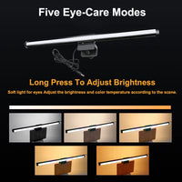 Professional Computer Monitor Light Bar with Eye-Care Technology and Adjustable Dimming for Enhanced Work and Gaming Experience